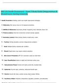 NSG 121 Health Assessment &ndash; Exam 2 Study Guide &lpar;Integumentary & Wound Care&rpar;- Herzing University&period;pdf