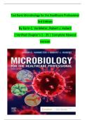 Test Bank Microbiology for the Healthcare Professional 3rd Edition by Karin C&period; VanMeter&comma; Robert J&period; Hubert&comma; ISBN&colon;9780323757041&vert; Verified Chapter's 1 - 25 &vert; Complete Newest Version