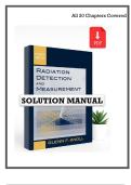 Solutions Manual to Radiation Detection and Measurement&comma; 4th Edition by Knoll 