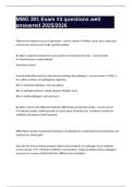 MMG 301 Exam &num;3 questions well answered 2025&sol;2026