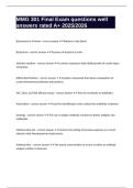 MMG 301 Final Exam questions well answers rated A&plus; 2025&sol;2026