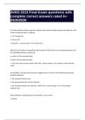 AVED 2213 Final Exam questions with complete correct answers rated A&plus; 2025&sol;2026