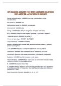 BPI BUILDING ANALYST TEST WITH COMPLETE SOLUTIONS 100&percnt; VERIFIED LATEST UPDATE 2026-27&excl;&excl;