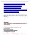CERTIFIED QUALITY ENGINEER &lpar;CQE&rpar;  EXAMINATION QUESTION AND  CORRECT ANSWERS &lpar;VERIFIED  ANSWERS&rpar; PLUS RATIONALES 2026 Q&A  INSTANT DOWNLOAD PDF