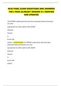 6630 FINAL EXAM QUESTIONS AND ANSWERS  100&percnt; PASS &vert;ALREADY GRADED A&plus;&vert; VERIFIED  AND UPDATED