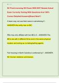 NC Post-Licensing 303 Exam 2026-2027 Newest Actual  Exam Currectly Testing With Questions And 100&percnt;  Correct Detailed Answers&vert;&vert;Brand New&excl;&excl;&excl; 