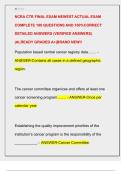 NCRA CTR FINAL EXAM NEWEST ACTUAL EXAM  COMPLETE 180 QUESTIONS AND 100&percnt;CORRECT  DETAILED ANSWERS &lpar;VERIFIED ANSWERS&rpar;  &vert;ALREADY GRADED A&plus;&vert;BRAND NEW&excl;&excl;