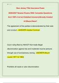 New Jersey Title Insurance Exam  2026&sol;2027 Newest Exams With Complete Questions  And 100&percnt; Correct Detailed Answers&vert;Already Graded  A&plus;&vert;Brand New&excl;&excl;