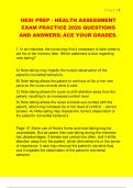 HESI PREP - HEALTH ASSESSMENT  EXAM PRACTICE 2026 QUESTIONS  AND ANSWERS&vert; ACE YOUR GRADES&period;