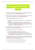 MDARD Core Pesticide Exam Study Guide 2025&sol;2026 &ndash; Practice Questions & Answers