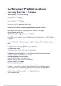 Contemporary Practical Vocational Nursing Corrine R&period; Kurzen 2026&sol; 2027 Study Materials with Solution