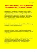 NURS 5463 TEST 5 2026 QUESTIONS  AND ANSWERS&vert; ACE YOUR GRADES&period; 