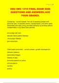 OSU OKC 1314 FINAL EXAM 2026  QUESTIONS AND ANSWERS&vert; ACE  YOUR GRADES&period; 