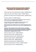 ASSE 6005 CERTIFICATION EXAM WITH COMPLETE SOLUTIONS 100&percnt; VERIFIED LATEST UPDATE&excl;&excl;