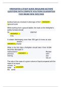 FIREFIGHTER 3 STUDY GUIDE &lpar;WILDLAND SECTION&rpar; QUESTIONS WITH COMPLETE SOLUTIONS GUARANTEED PASS BRAND NEW 2025&sol;2026