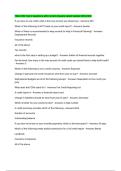 FINA 2330 Test 2 Questions with Correct Answers Latest Update 2025&sol;2026