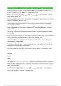 FINA 2330 - EXAM 3 QUESTIONS WITH CORRECT ANSWERS LATEST UPDATE 2025&sol;2026