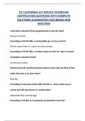 ICC CALIFORNIA UST SERVICE TECHNICIAN CERTIFICATION QUESTIONS WITH COMPLETE SOLUTIONS GUARANTEED PASS BRAND NEW 2025&sol;2026