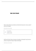 BIO 260 MIDTERM STUDY GUIDE QUESTIONS AND VERIFIED ANSWERS