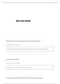 BIO 260 QUESTIONS AND VERIFIED ANSWERS