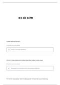 BIO 260 TEST 1 QUESTIONS AND VERIFIED ANSWERS