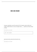 BIO 260 LAB FINAL SCC QUESTIONS AND VERIFIED ANSWERS