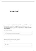 BIO 260 QUIZ 2 & HW QUESTIONS AND VERIFIED ANSWERS
