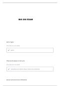 BIO 260 LECTURE EXAM 1 QUESTIONS AND VERIFIED ANSWERS