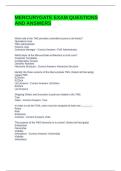 MERCURYGATE EXAM QUESTIONS AND ANSWERS &vert; VERIFIED &vert; GRADED A