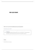 BIO 260 UNIT 2 QUESTIONS AND VERIFIED ANSWERS