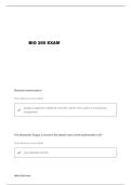 BIO 260 EXAM 1 CHAPTERS 1-3 QUESTIONS AND VERIFIED ANSWERS