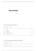 BIO 260 QUIZ 3 QUESTIONS AND VERIFIED ANSWERS