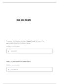 BIOL 260 FINAL EXAM QUESTIONS AND VERIFIED ANSWERS