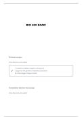 BIO 260 UNIT 1 EXAM STUDY GUIDE BASSETT QUESTIONS AND VERIFIED ANSWERS