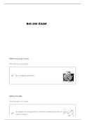 BIOL 260 EXAM 1 REVIEW QUESTIONS AND VERIFIED ANSWERS