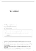 BIO 260 MIDTERM 1 QUESTIONS AND VERIFIED ANSWERS