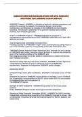 SUBSAFE CERTIFICATION EXAM STUDY SET WITH COMPLETE SOLUTIONS 100&percnt; VERIFIED LATEST UPDATE&excl;&excl;