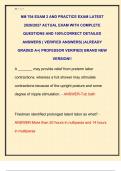 NM 704 EXAM 2 AND PRACTICE EXAM LATEST  2026&sol;2027 ACTUAL EXAM WITH COMPLETE  QUESTIONS AND 100&percnt;CORRECT DETAILED  ANSWERS &lpar; VERIFIED ANSWERS&rpar; &vert;ALREADY  GRADED A&plus;&vert; PROFESSOR VERIFIED&vert; BRAND NEW  VERSION&excl;&excl;