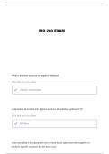BIO 260 QUIZ 1 QUESTIONS AND VERIFIED ANSWERS