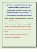 NM 704 FINAL EXAM LATEST 2026&sol;2027 ACTUAL  EXAM WITH COMPLETE QUESTIONS AND  100&percnt;CORRECT DETAILED ANSWERS &lpar;100&percnt;  VERIFIED ANSWERS&rpar; &vert;ALREADY GRADED A&plus;&vert;  PROFESSOR VERIFIED&vert;&vert;BRAND NEW VERSION&excl;&excl;