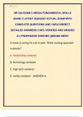NR 224 EXAM 3 &sol;NR224 FUNDAMENTAL SKILLS  EXAM 3 LATEST 2026&sol;2027 ACTUAL EXAM WITH  COMPLETE QUESTIONS AND 100&percnt;CORRECT  DETAILED ANSWERS &lpar;100&percnt; VERIFIED AND GRADED  A&plus;&vert; PROFESSOR VERIFIED &vert;&vert;BRAND NEW&excl;&excl;