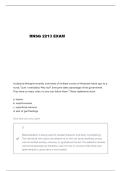 RNSG 2213 LEVEL 3 REVIEW FOR EXAM 2 QUESTIONS AND VERIFIED ANSWERS