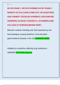 NR 293 EXAM 3 &sol; NR 293 PHARMACOLOGY EXAM 3  NEWEST ACTUAL EXAM COMPLETE 100 QUESTIONS  AND CORRECT DETAILED ANSWERS &lpar;100&percnt;VERIFIED  ANSWERS&rpar; &vert;ALREADY GRADED A&plus; &lpar;CHAMBERLAINE  COLLEGE OF NURSING&rpar;&vert;BRAND NEW&excl;&excl;
