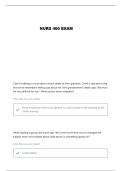 NURS 400 QUIZ 2 QUESTIONS AND VERIFIED ANSWERS