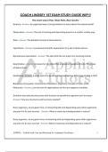 COACH LINDSEY 1ST EXAM STUDY GUIDE WIP&excl;&excl;&excl; The smart way to Pass &vert; Real Tests&comma; Real results&excl;