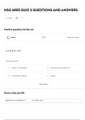 NSG 6005 QUIZ 2 QUESTIONS AND ANSWERS