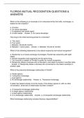 FLORIDA MUTUAL RECOGNITION QUESTIONS & ANSWERS