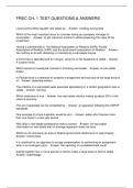 FREC CH&period; 1 TEST QUESTIONS & ANSWERS