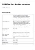 NSG124 Final Exam Questions and Answers