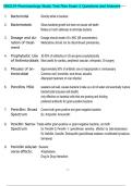NSG124 Pharmacology Study Test Plan Exam 2 Questions and Answers 